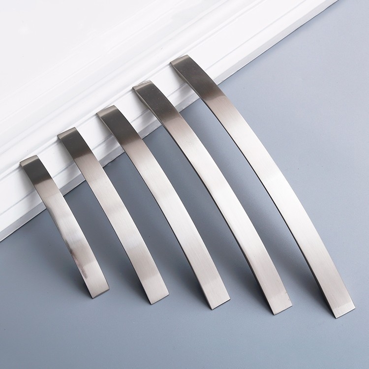 Tay cầm tủ ngăn kéo màu nhôm 192mm Kéo Anodizing cho tủ