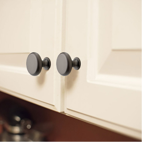 Modern Simple Closet Pulls American Furniture Cabinet Door Knobs Pearl Black Cabinet Drawer Pulls hỗ trợ tùy chỉnh