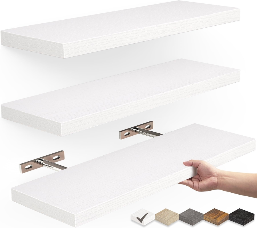 Bạch gỗ tường đặt kệ sách bếp kệ nổi kệ tường cho trang trí nhà