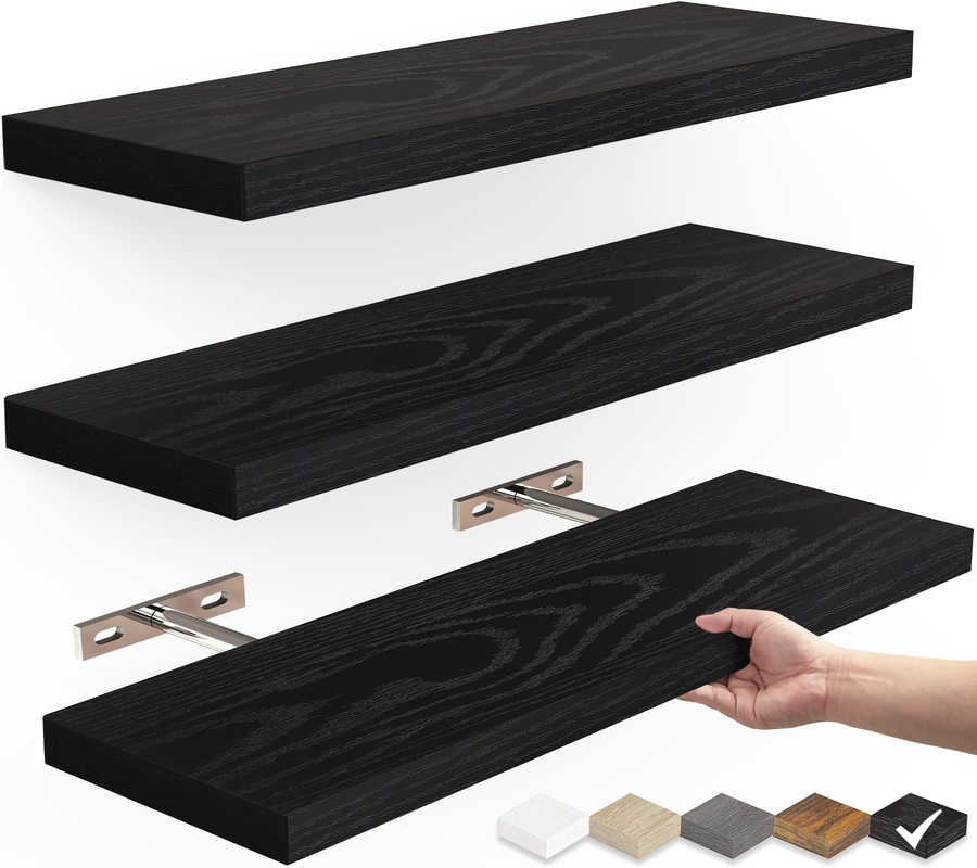Bạch gỗ tường đặt kệ sách bếp kệ nổi kệ tường cho trang trí nhà