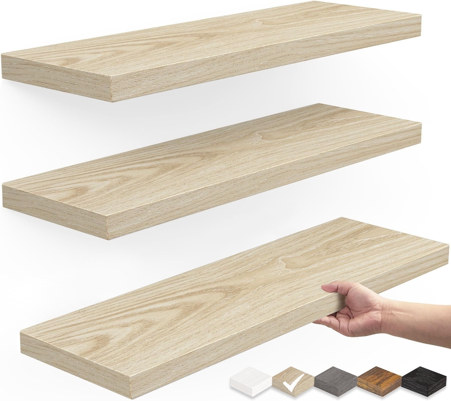 Bạch gỗ tường đặt kệ sách bếp kệ nổi kệ tường cho trang trí nhà
