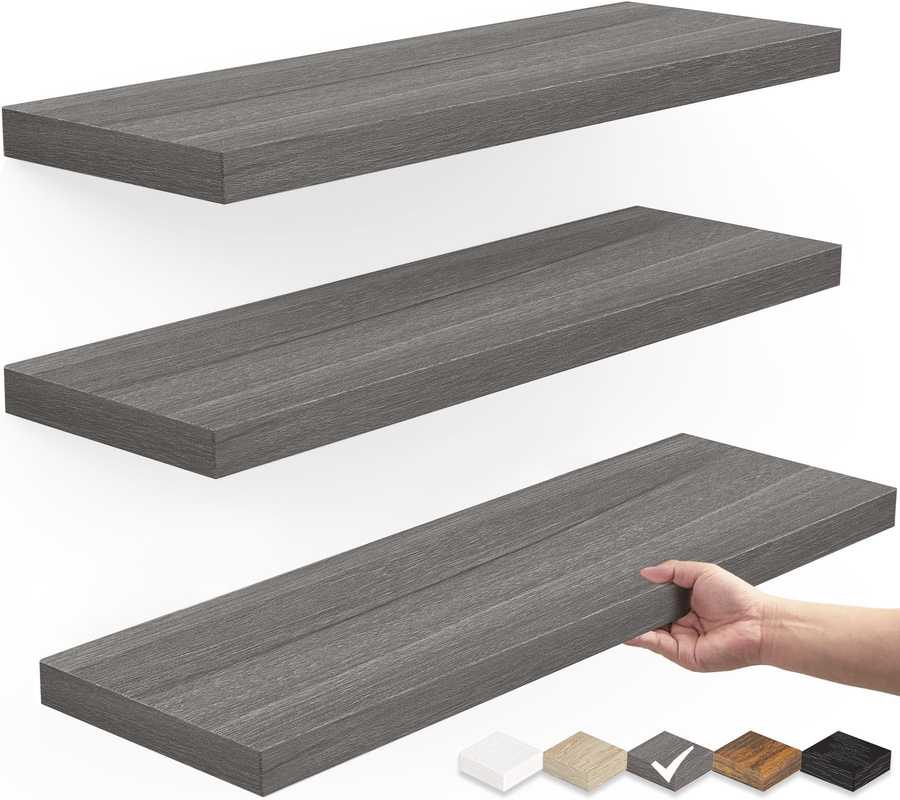 Bạch gỗ tường đặt kệ sách bếp kệ nổi kệ tường cho trang trí nhà