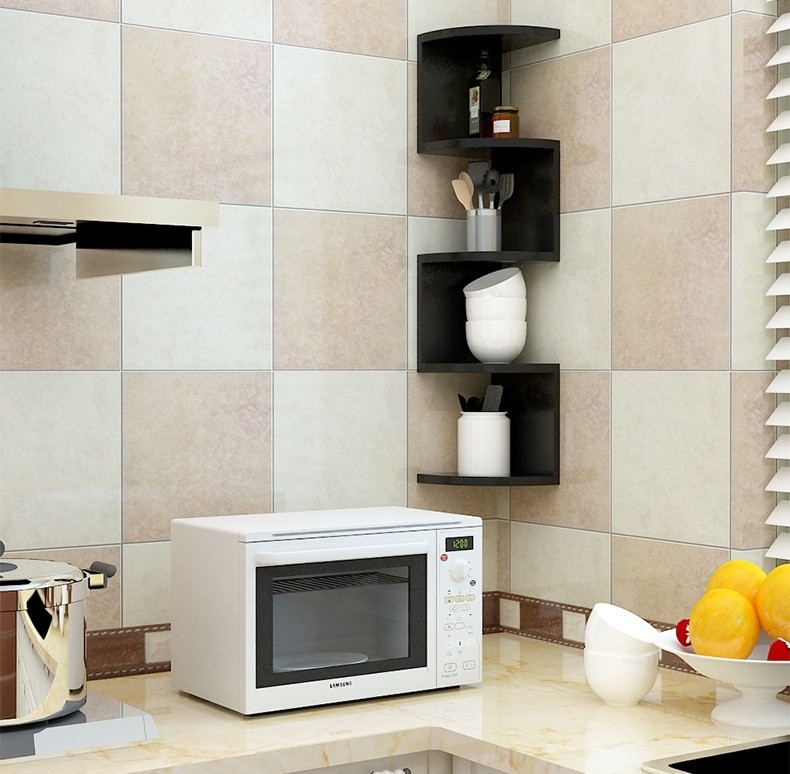 Phong cách hiện đại 5 Lớp gỗ trang trí góc Tủ sách Bức tường