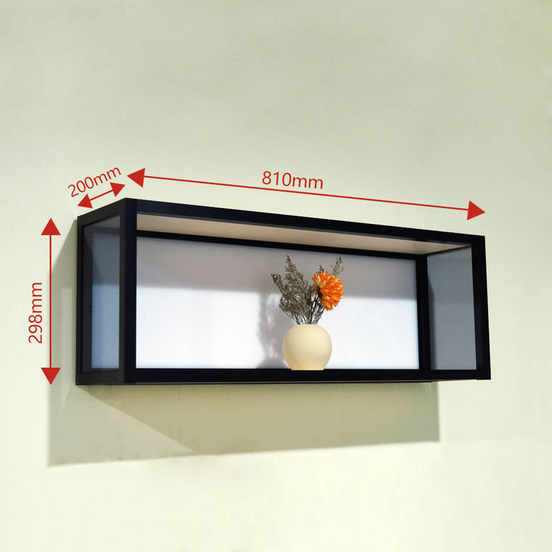 Kệ treo tường bằng nhôm sáng 810x200x298mm cho trang trí phòng khách