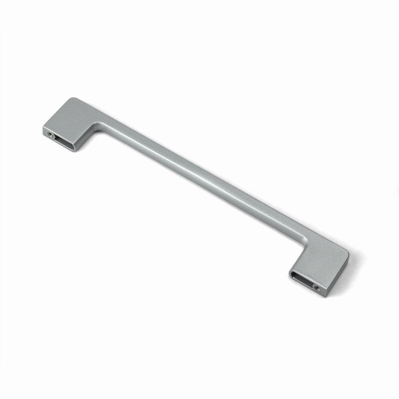 96mm kẽm hợp kim hình vuông T Bar bàn cầm cửa bạc cho nhà bếp tủ