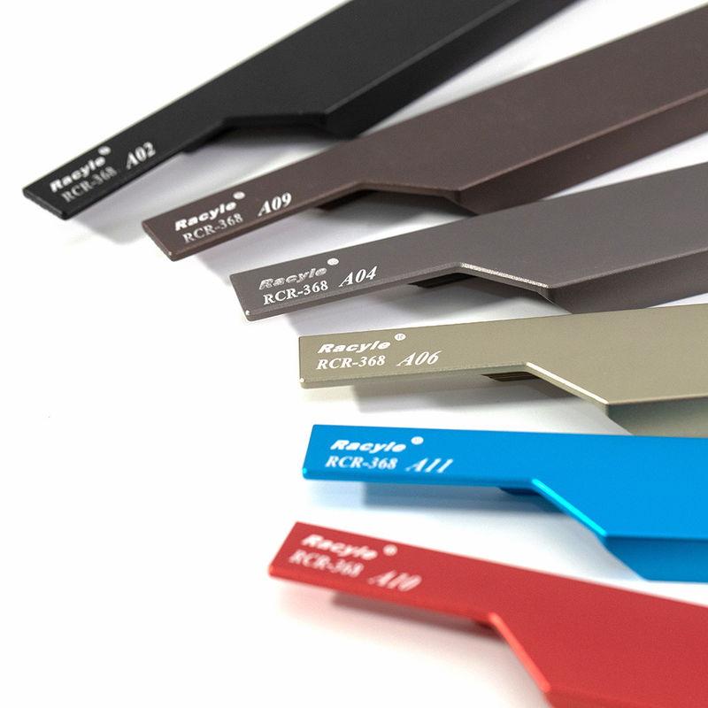 Ngăn kéo nhôm OEM Tay cầm kéo ẩn Anodized đầy màu sắc 300mm